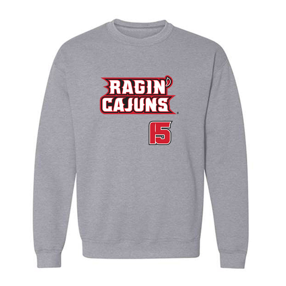 Louisiana - NCAA Softball : Madison Tipton - Replica Shersey Crewneck Sweatshirt-0
