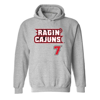 Louisiana - NCAA Softball : Dayzja Williams - Replica Shersey Hooded Sweatshirt-0