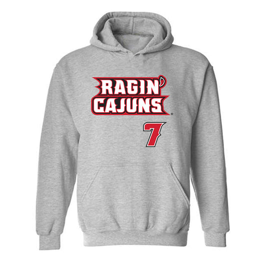 Louisiana - NCAA Softball : Dayzja Williams - Replica Shersey Hooded Sweatshirt-0