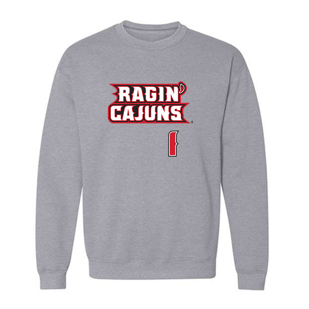Louisiana - NCAA Softball : Kennedy Marceaux - Replica Shersey Crewneck Sweatshirt-0