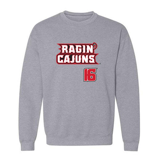 Louisiana - NCAA Softball : Lexie Delbrey - Replica Shersey Crewneck Sweatshirt-0