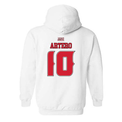 Louisiana - NCAA Women's Basketball : Marina Artero - Replica Shersey Hooded Sweatshirt-1