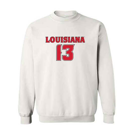 Louisiana - NCAA Women's Basketball : Bianca Silva - Replica Shersey Crewneck Sweatshirt-0