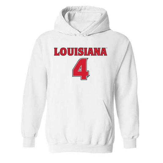 Louisiana - NCAA Women's Basketball : Jazmyne Jackson - Replica Shersey Hooded Sweatshirt-0