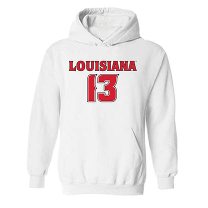 Louisiana - NCAA Women's Basketball : Bianca Silva - Replica Shersey Hooded Sweatshirt-0
