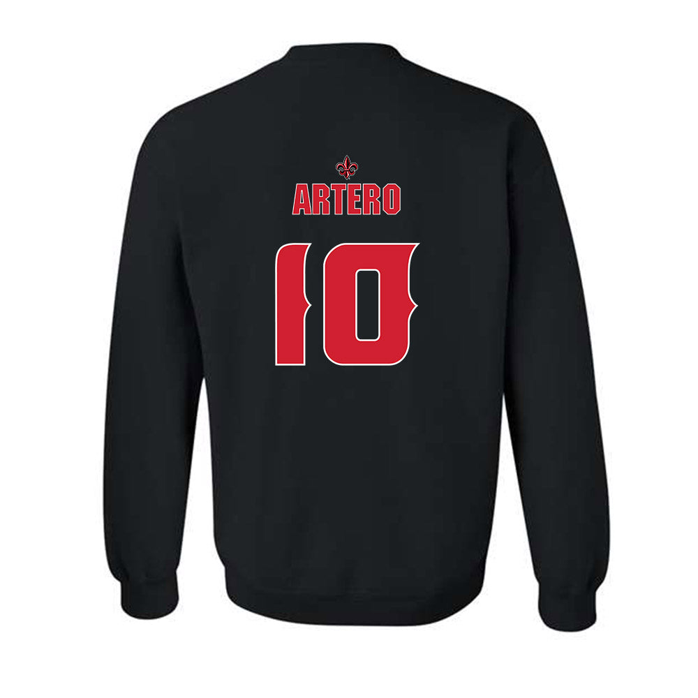 Louisiana - NCAA Women's Basketball : Marina Artero - Replica Shersey Crewneck Sweatshirt-1