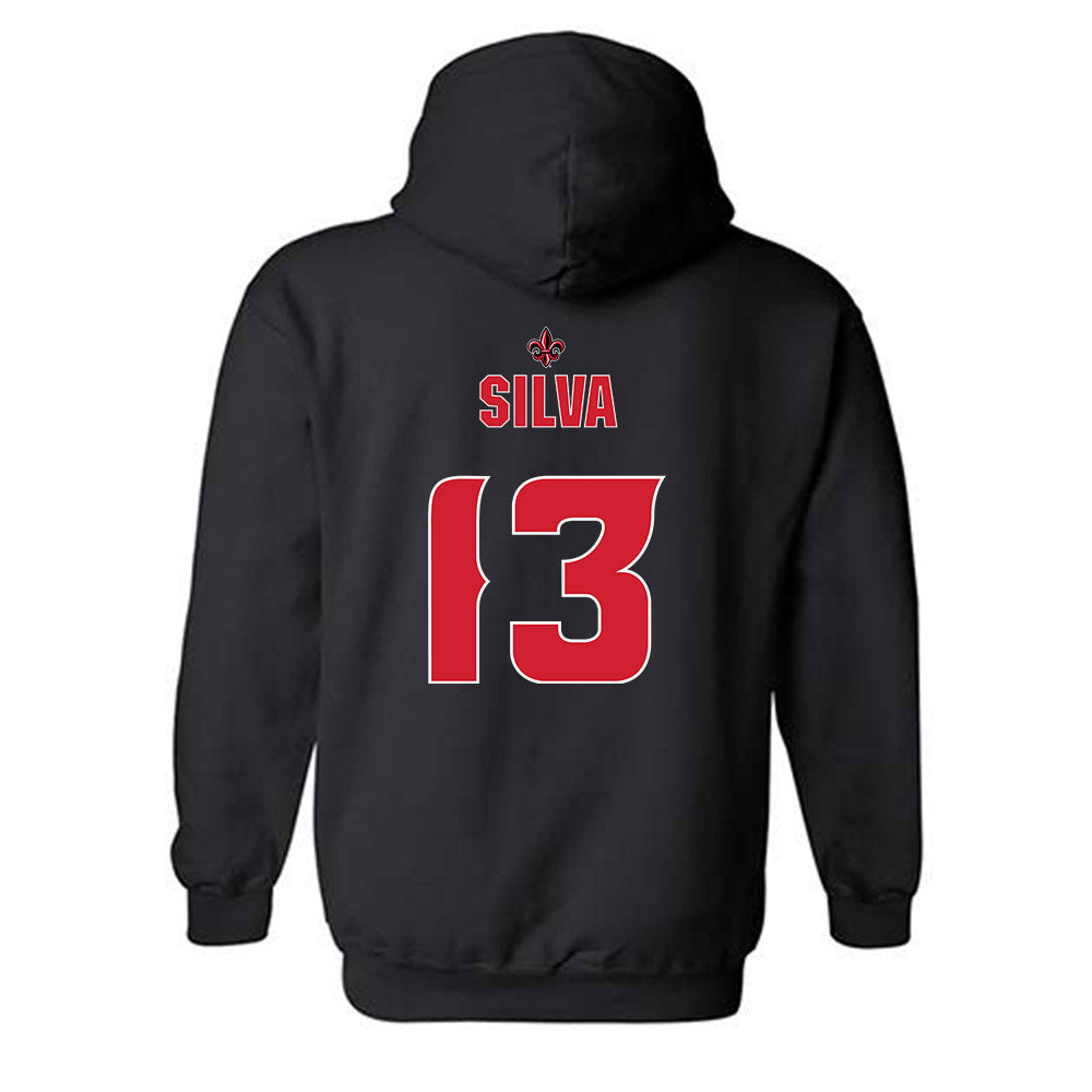 Louisiana - NCAA Women's Basketball : Bianca Silva - Replica Shersey Hooded Sweatshirt-1