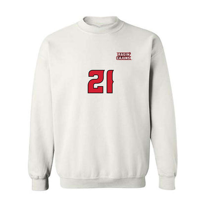 Louisiana - NCAA Women's Volleyball : Sarah Schnell - Replica Shersey Crewneck Sweatshirt-0