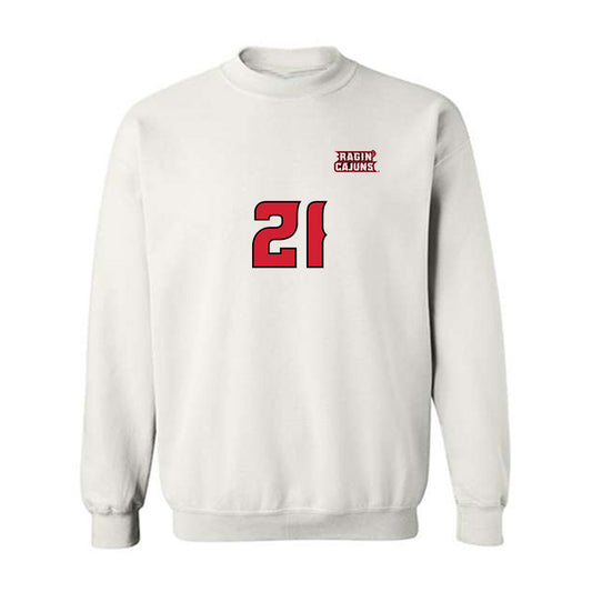 Louisiana - NCAA Women's Volleyball : Sarah Schnell - Replica Shersey Crewneck Sweatshirt-0