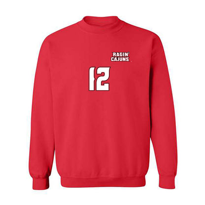 Louisiana - NCAA Women's Volleyball : Ryleigh Garis - Replica Shersey Crewneck Sweatshirt-1