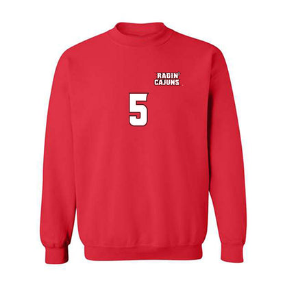 Louisiana - NCAA Women's Volleyball : Genesis Smith - Replica Shersey Crewneck Sweatshirt-1