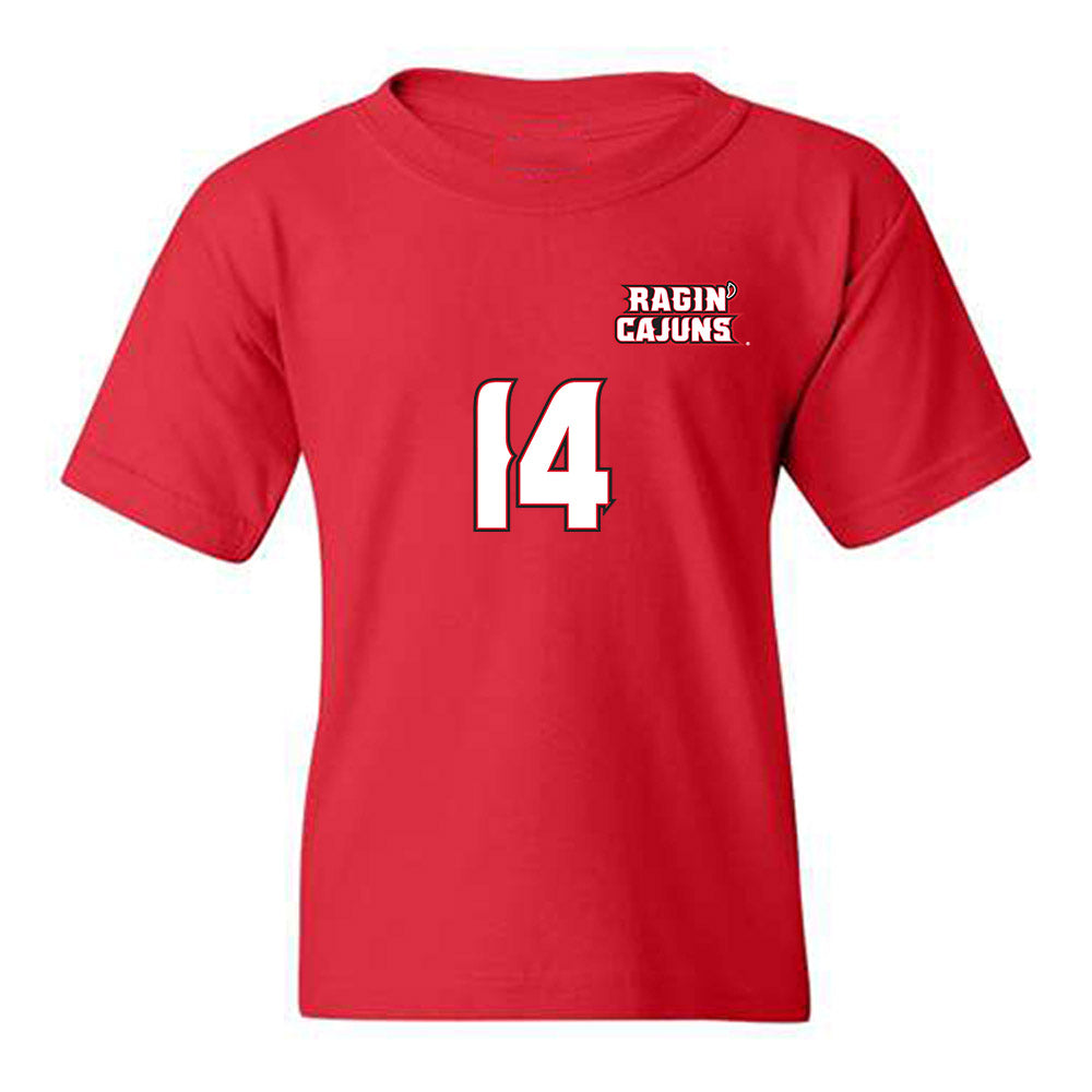 Louisiana - NCAA Women's Volleyball : Brooklyn Vigil - Replica Shersey Youth T-Shirt-1