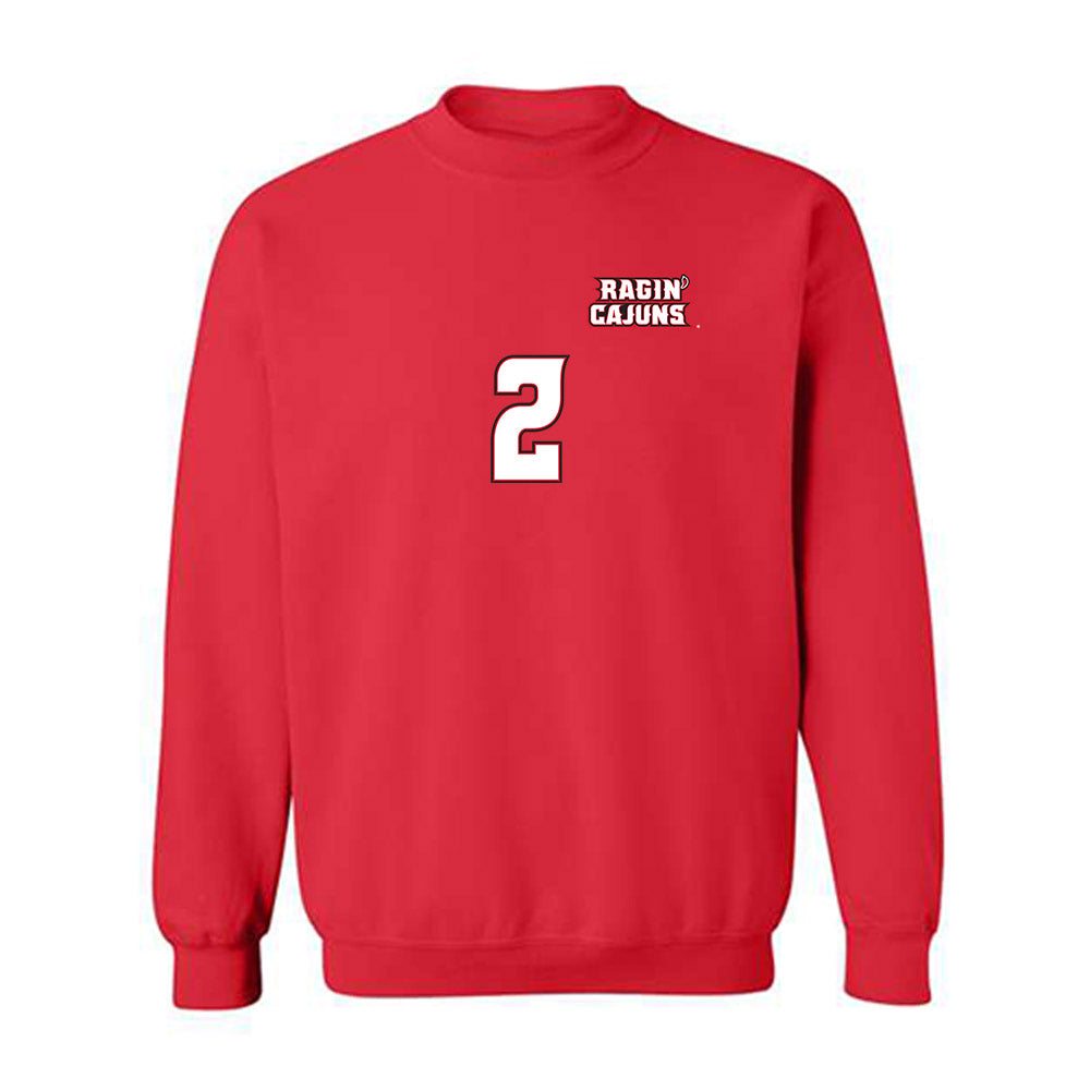 Louisiana - NCAA Women's Volleyball : Lauryn Lambert - Replica Shersey Crewneck Sweatshirt-0