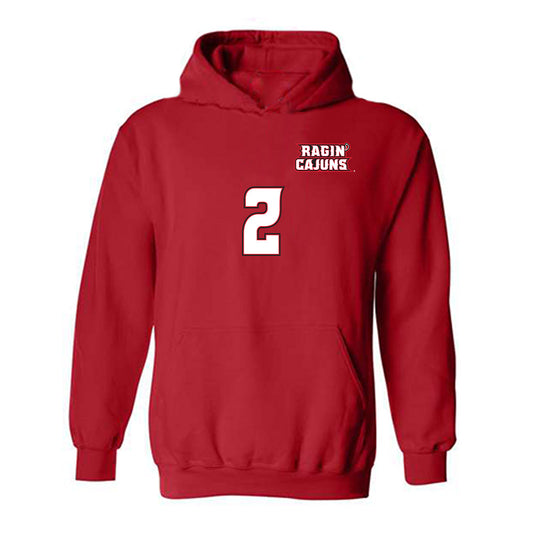 Louisiana - NCAA Women's Volleyball : Grace Sweeney - Replica Shersey Hooded Sweatshirt-0