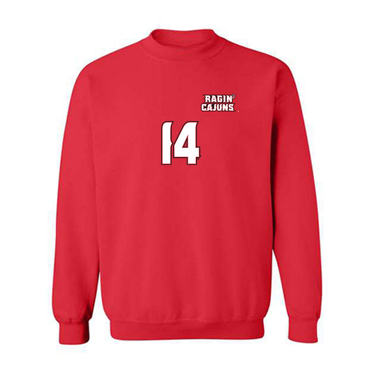 Louisiana - NCAA Women's Volleyball : Brooklyn Vigil - Replica Shersey Crewneck Sweatshirt-0