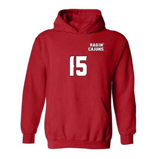 Louisiana - NCAA Women's Volleyball : Taylor Gaines - Replica Shersey Hooded Sweatshirt-0