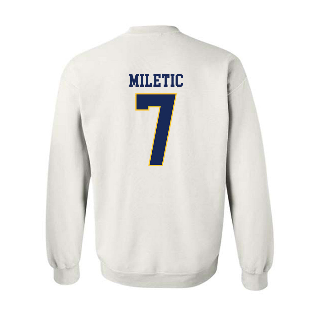 Marquette - NCAA Men's Basketball : Ian Miletic - Replica Shersey Crewneck Sweatshirt-1