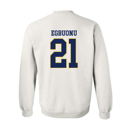 Marquette - NCAA Men's Basketball : Alex Egbuonu - Replica Shersey Crewneck Sweatshirt-1