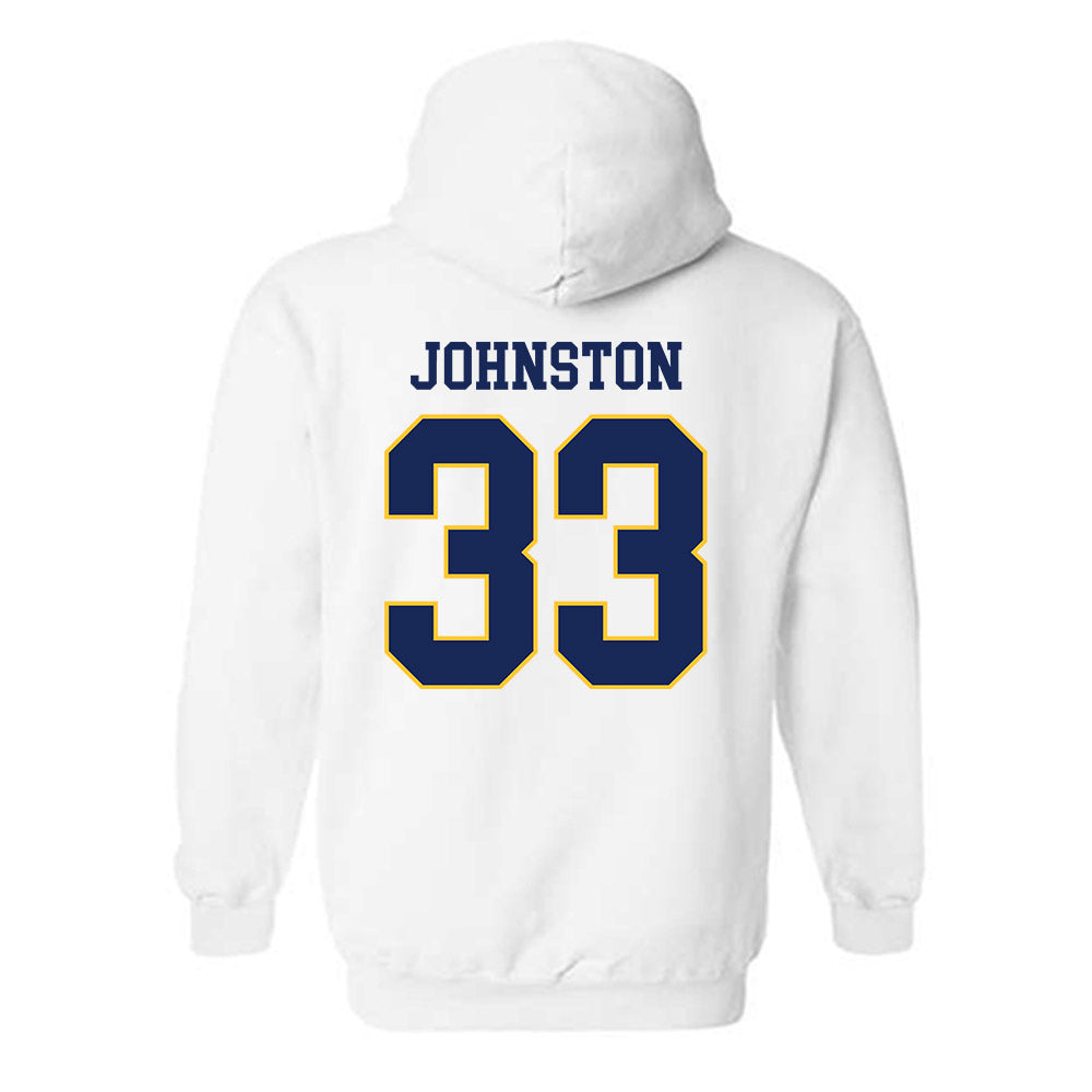 Marquette - NCAA Men's Basketball : Ethan Johnston - Replica Shersey Hooded Sweatshirt-1