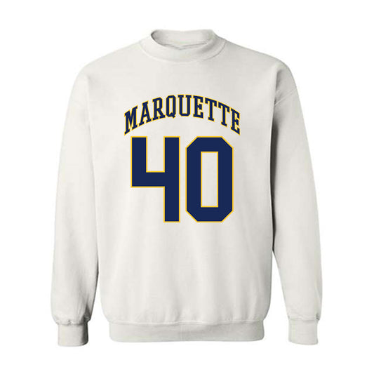 Marquette - NCAA Men's Basketball : Casey O'Malley - Replica Shersey Crewneck Sweatshirt-0