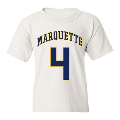Marquette - NCAA Men's Basketball : Nolan Minessale - Replica Shersey Youth T-Shirt-0