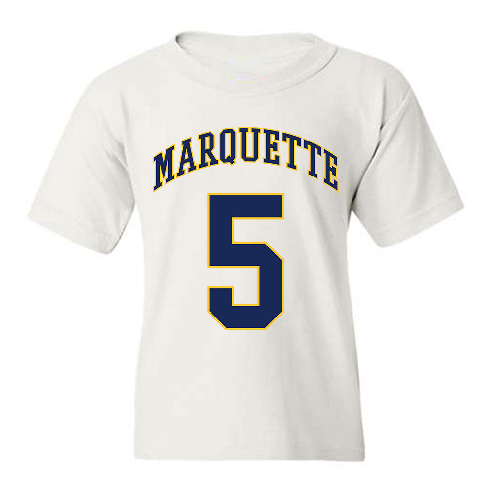 Marquette - NCAA Men's Basketball : Colton Crowdis - Replica Shersey Youth T-Shirt-0