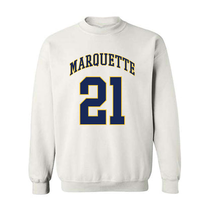 Marquette - NCAA Men's Basketball : Alex Egbuonu - Replica Shersey Crewneck Sweatshirt-0