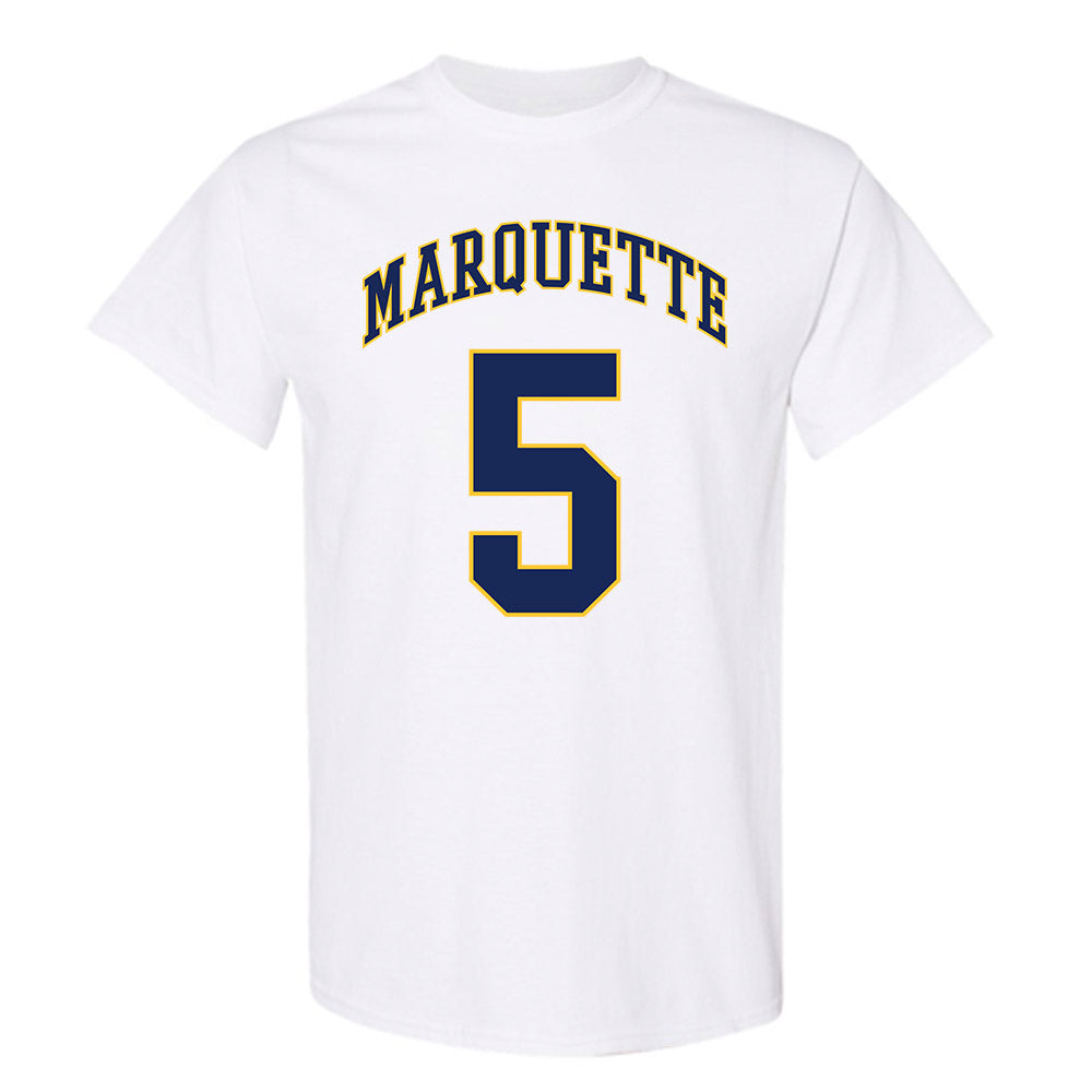 Marquette - NCAA Men's Basketball : Colton Crowdis - Replica Shersey T-Shirt-0
