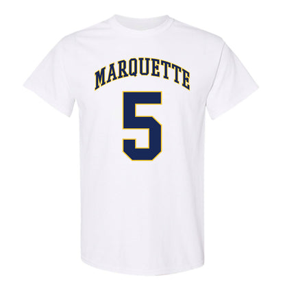 Marquette - NCAA Men's Basketball : Colton Crowdis - Replica Shersey T-Shirt-0