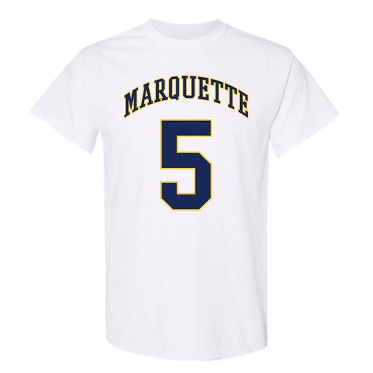 Marquette - NCAA Men's Basketball : Colton Crowdis - Replica Shersey T-Shirt-0
