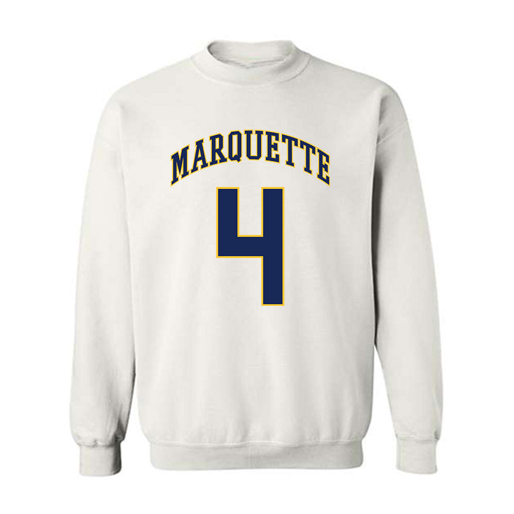 Marquette - NCAA Men's Basketball : Nolan Minessale - Replica Shersey Crewneck Sweatshirt-0