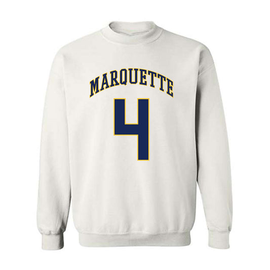 Marquette - NCAA Men's Basketball : Nolan Minessale - Replica Shersey Crewneck Sweatshirt-0