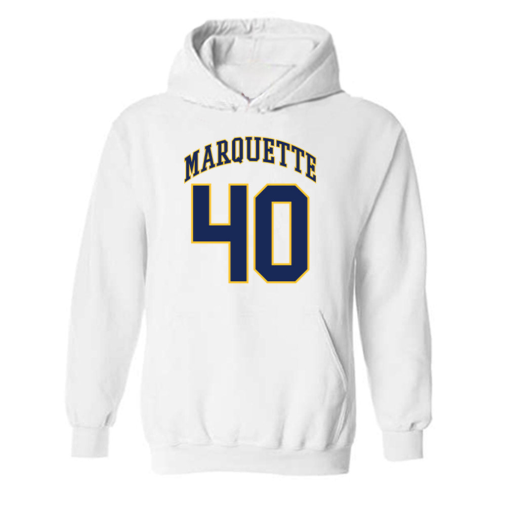 Marquette - NCAA Men's Basketball : Casey O'Malley - Replica Shersey Hooded Sweatshirt-0