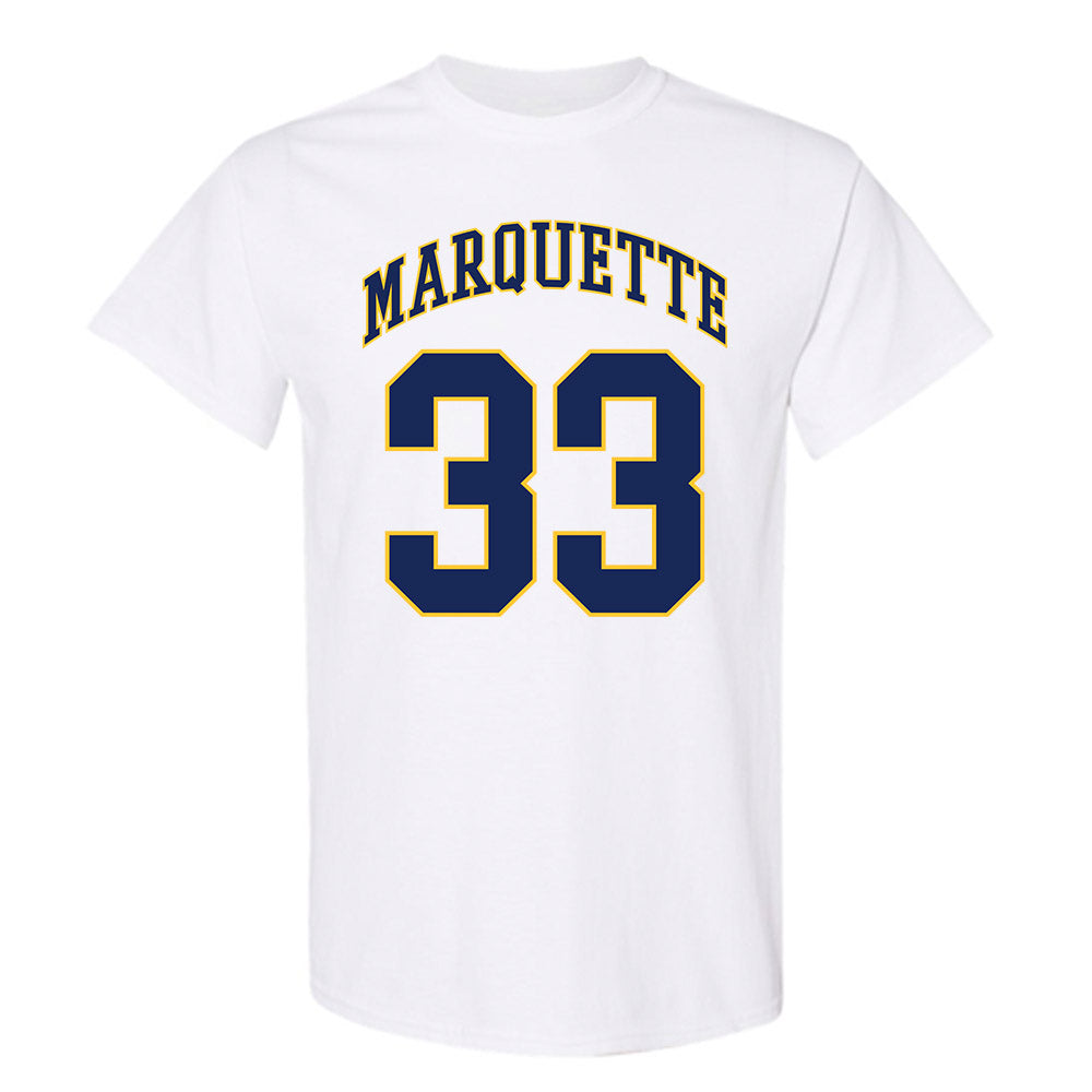 Marquette - NCAA Men's Basketball : Ethan Johnston - Replica Shersey T-Shirt-0