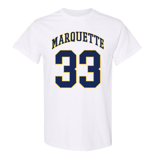 Marquette - NCAA Men's Basketball : Ethan Johnston - Replica Shersey T-Shirt-0