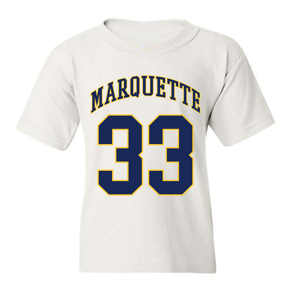 Marquette - NCAA Men's Basketball : Ethan Johnston - Replica Shersey Youth T-Shirt-0