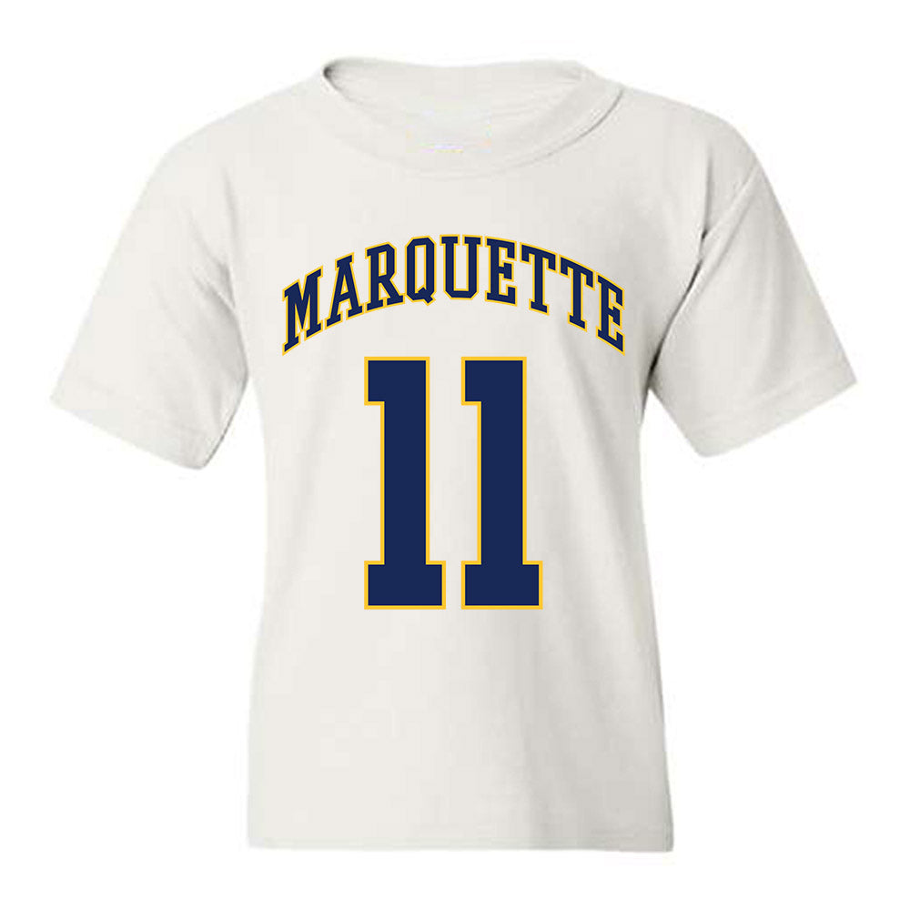Marquette - NCAA Men's Basketball : Sananda Fru - Replica Shersey Youth T-Shirt-0