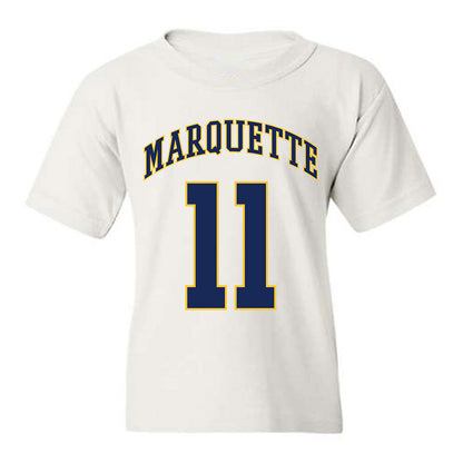 Marquette - NCAA Men's Basketball : Sananda Fru - Replica Shersey Youth T-Shirt-0