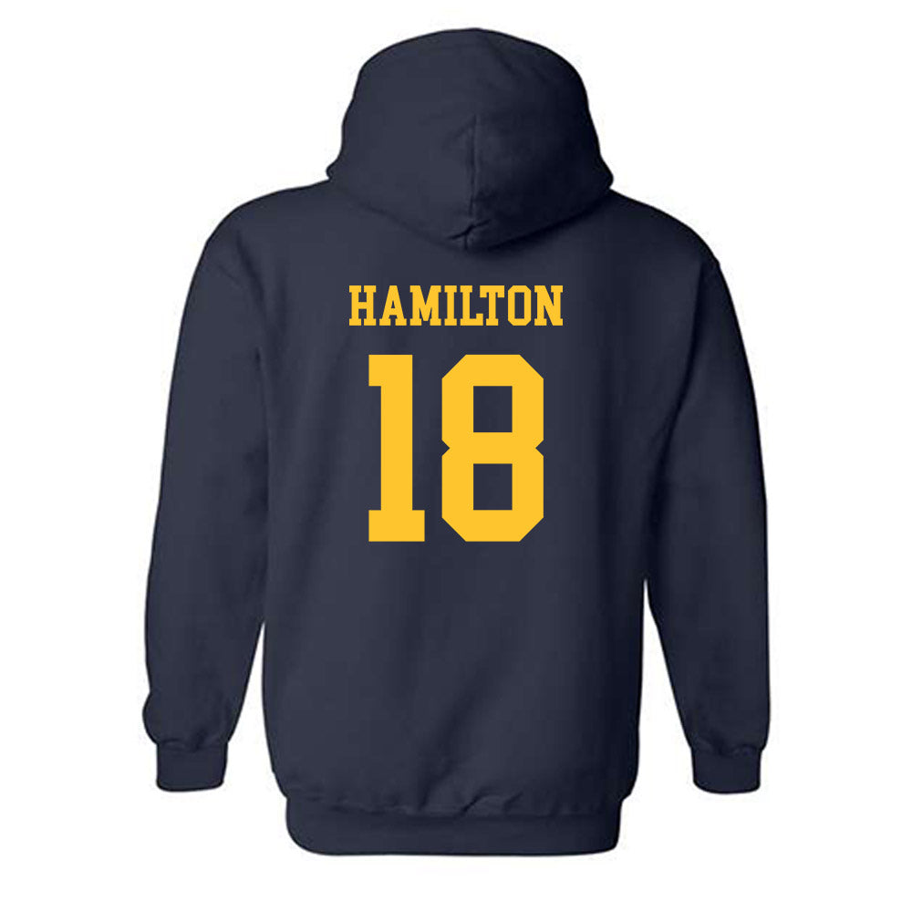 Marquette - NCAA Men's Basketball : Caedin Hamilton - Replica Shersey Hooded Sweatshirt-1