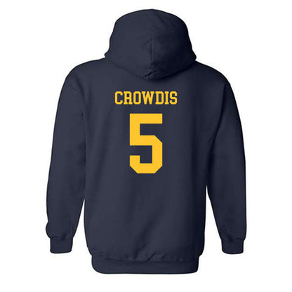 Marquette - NCAA Men's Basketball : Colton Crowdis - Replica Shersey Hooded Sweatshirt-1