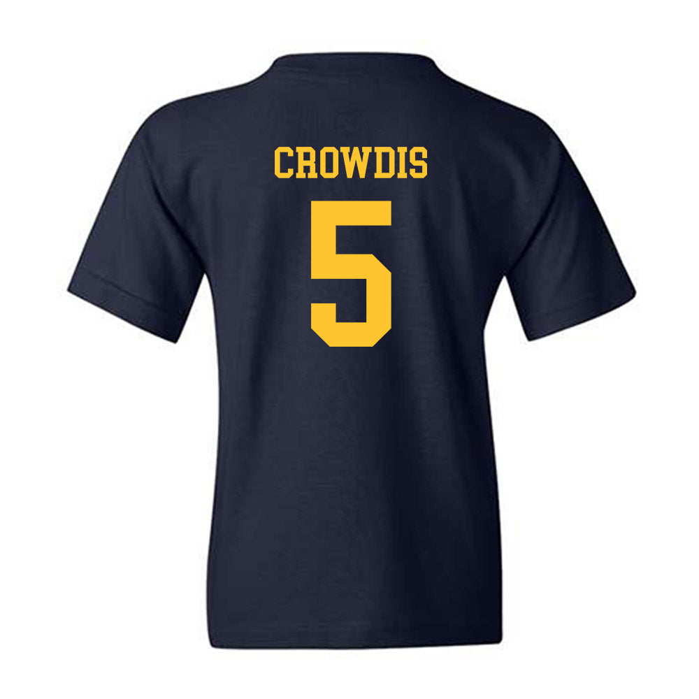 Marquette - NCAA Men's Basketball : Colton Crowdis - Replica Shersey Youth T-Shirt-1