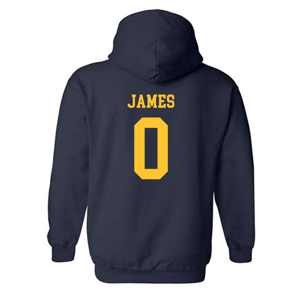 Marquette - NCAA Men's Basketball : Nigel James - Replica Shersey Hooded Sweatshirt-1