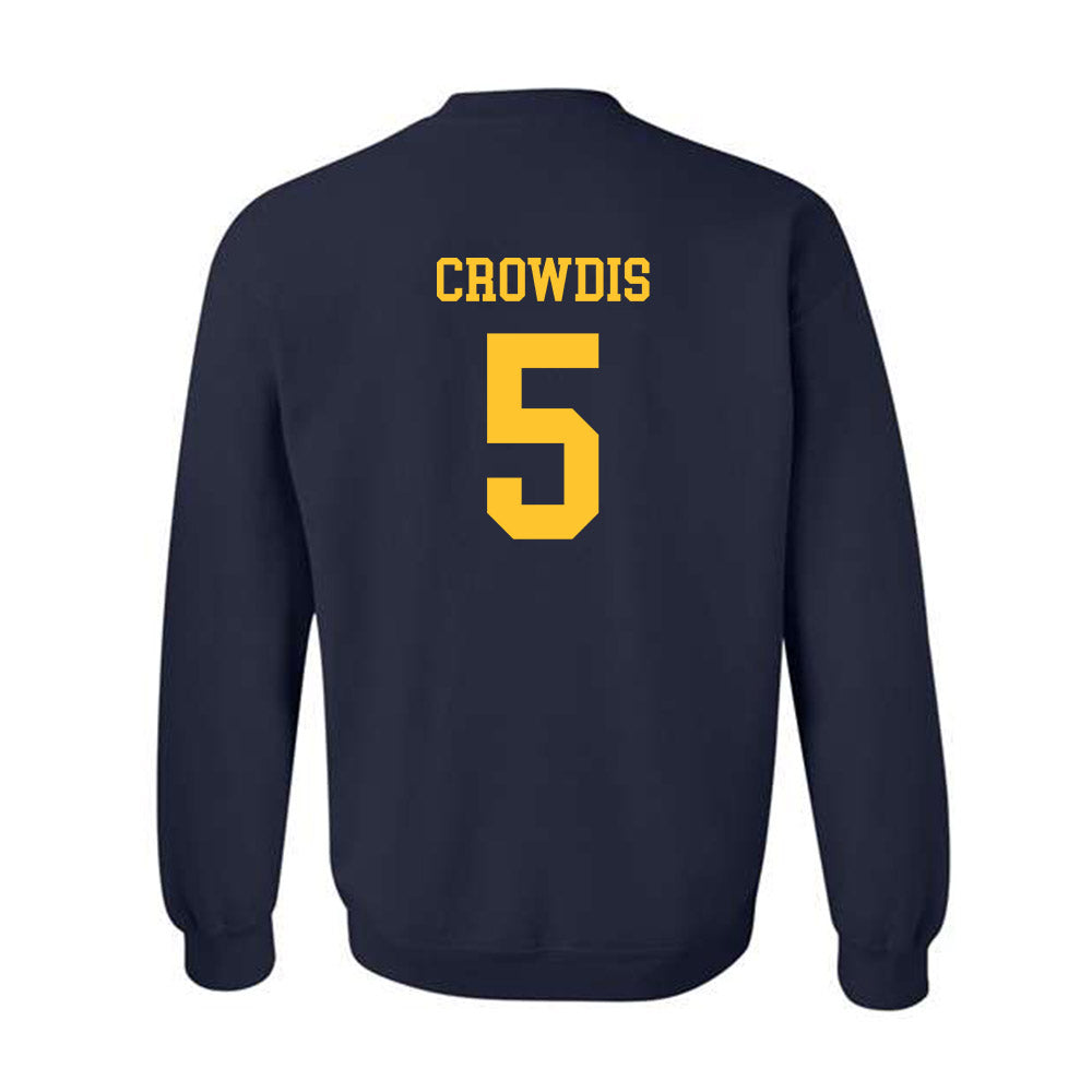 Marquette - NCAA Men's Basketball : Colton Crowdis - Replica Shersey Crewneck Sweatshirt-1
