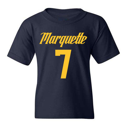 Marquette - NCAA Men's Basketball : Ian Miletic - Replica Shersey Youth T-Shirt-0