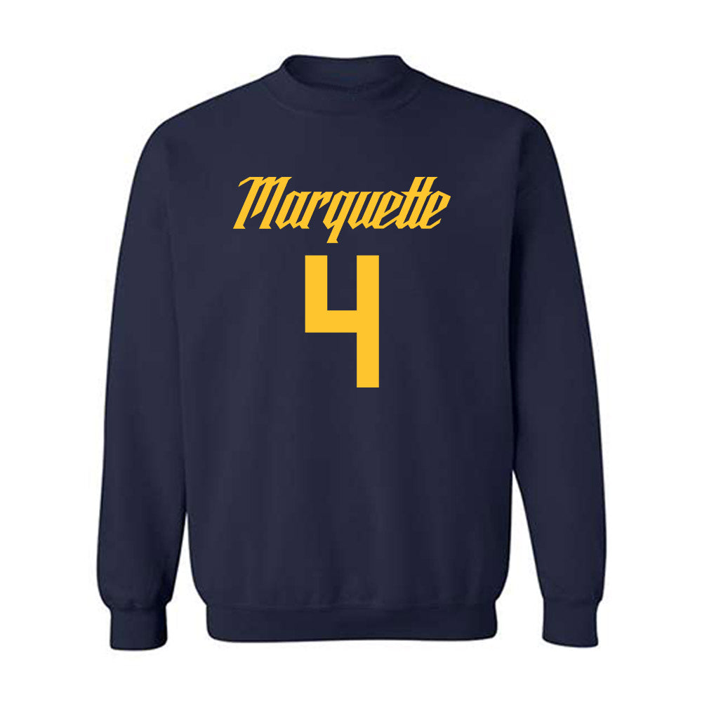 Marquette - NCAA Men's Basketball : Nolan Minessale - Replica Shersey Crewneck Sweatshirt-0