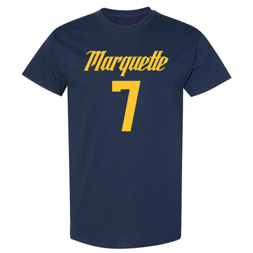 Marquette - NCAA Men's Basketball : Ian Miletic - Replica Shersey T-Shirt-0