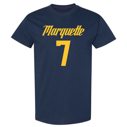 Marquette - NCAA Men's Basketball : Ian Miletic - Replica Shersey T-Shirt-0