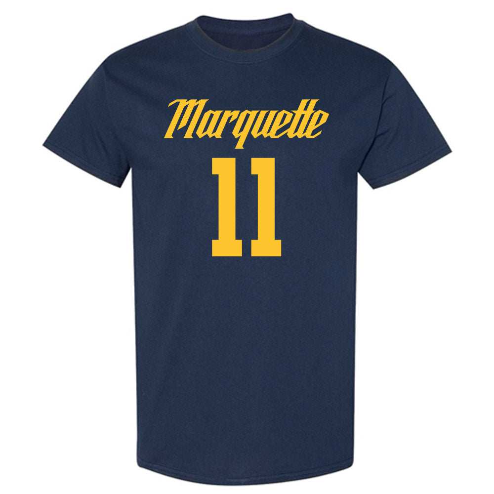 Marquette - NCAA Men's Basketball : Sananda Fru - Replica Shersey T-Shirt-0