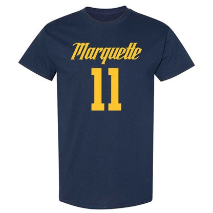 Marquette - NCAA Men's Basketball : Sananda Fru - Replica Shersey T-Shirt-0