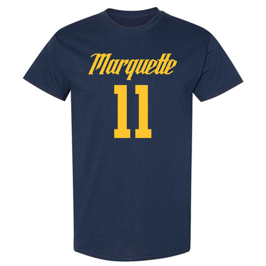 Marquette - NCAA Men's Basketball : Sananda Fru - Replica Shersey T-Shirt-0